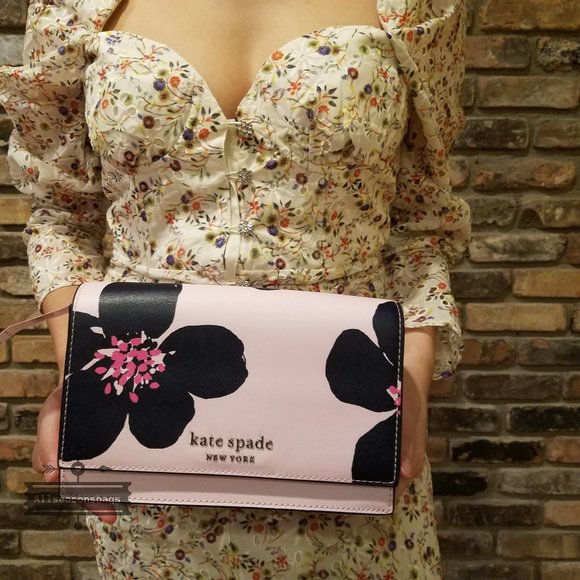 Convertible crossbody fun blue pink Kate spade - Picture 2 of 7